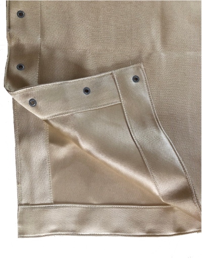 Vorhang-Silikat-Gold Schweißvorhang Gewebe: Silikat Gold