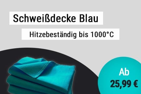 Schweißschutzdecke SD34, 3x 4 m Fiberglas Schweißermatte / Schweißerd